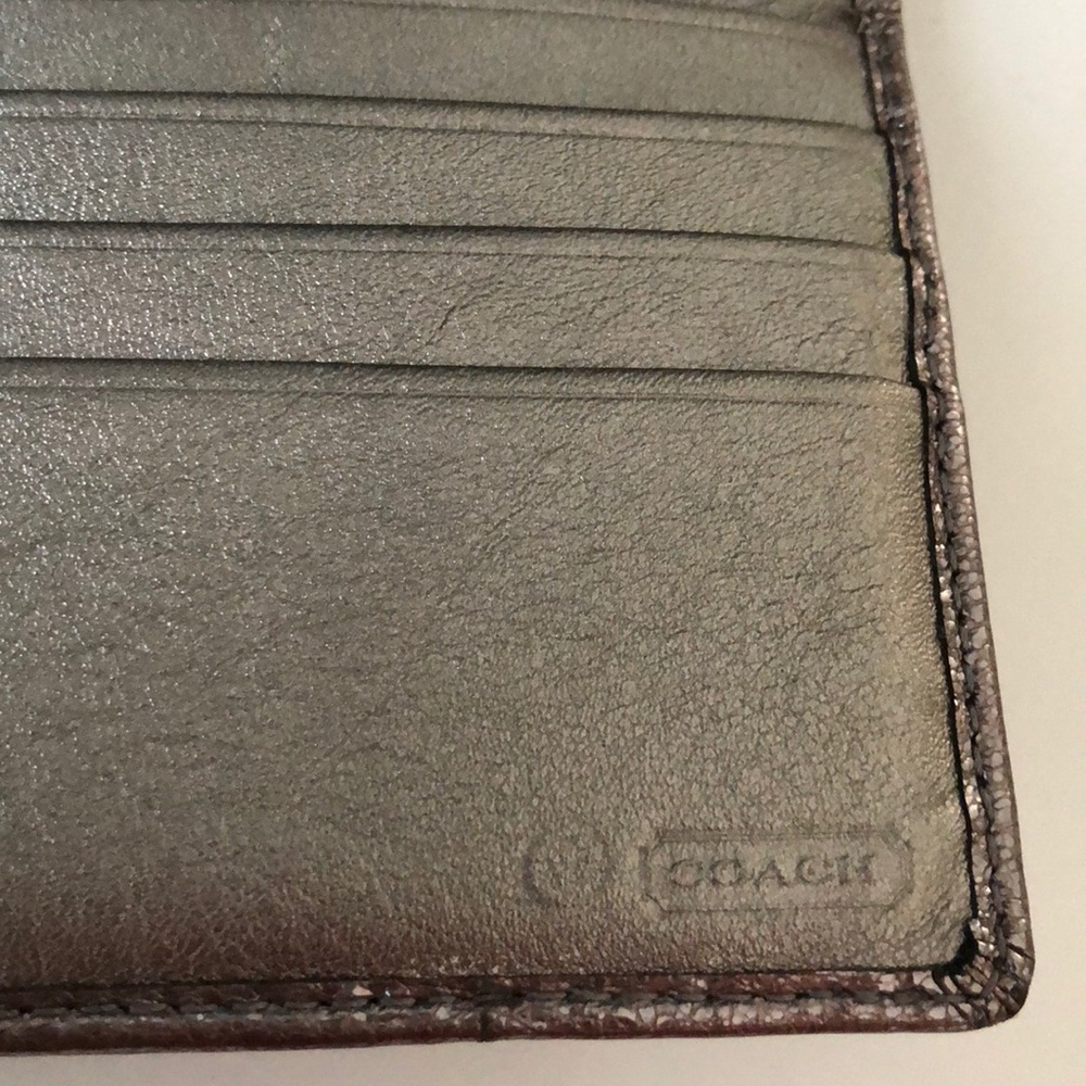 Coach Gunmetal Large Ashley Wallet - Picture 6 of 8